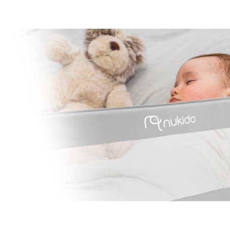 Barierka bramka ochronna do łóżka Nukido blokada 150x66cm 722300