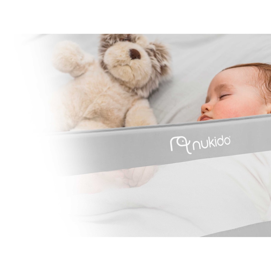 Barierka bramka ochronna do łóżka Nukido blokada 150x66cm 722300