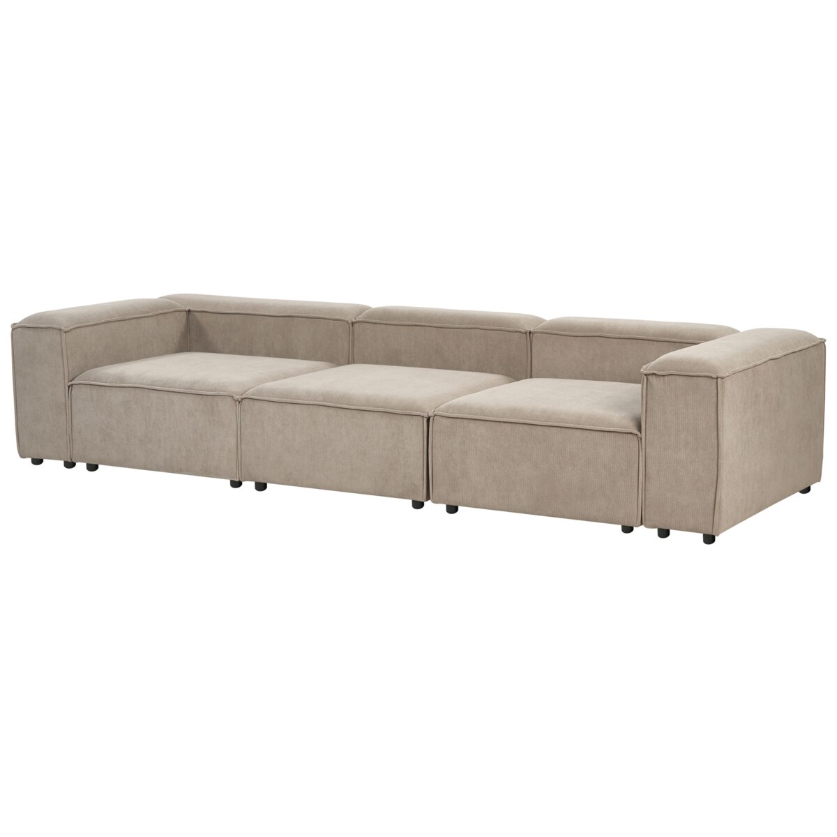 Sofa modułowa ARDAL Sztruks Beżowoszary dla 3 osób