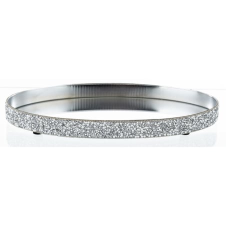 Taca dekoracyjna okrągła metalowa 23x13x2 cm VASSOIO