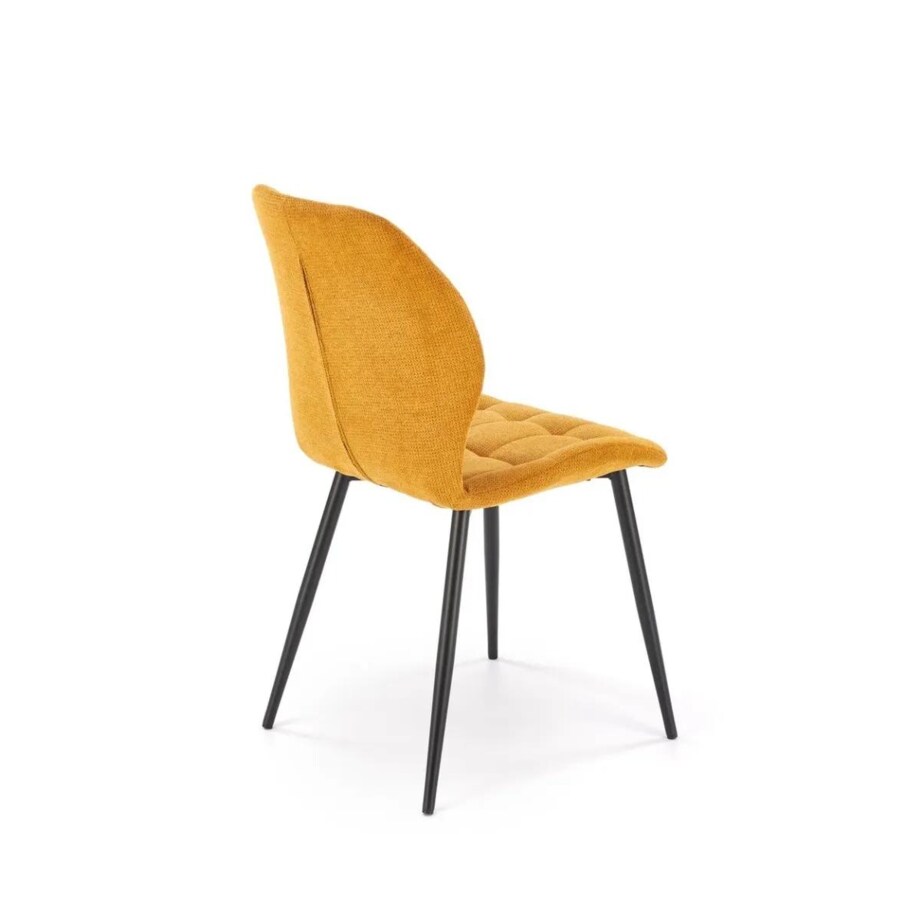 Krzesło tapicerowane K548 musztardowe