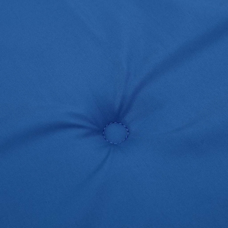 vidaXL Poduszki na krzesła ogrodowe, 2 szt., niebieskie, 50x50x4 cm