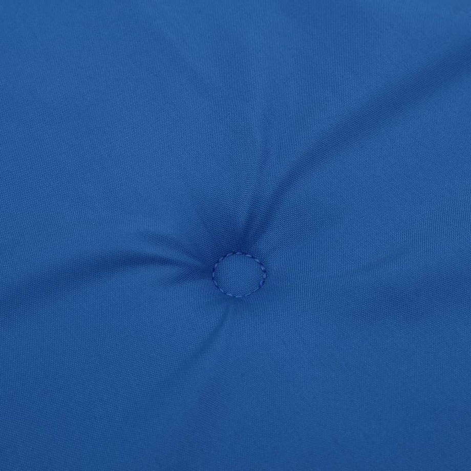 vidaXL Poduszki na krzesła ogrodowe, 2 szt., niebieskie, 50x50x4 cm