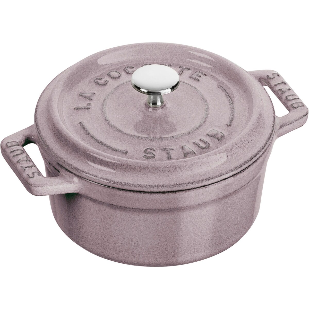 Mini garnek żeliwny okrągły Staub - 250 ml, Kwiat Wiśni