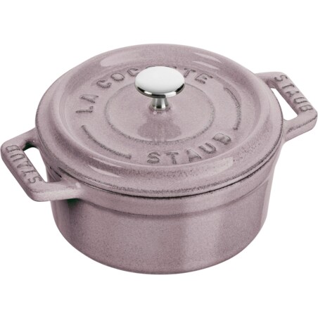 Mini garnek żeliwny okrągły Staub - 250 ml, Kwiat Wiśni