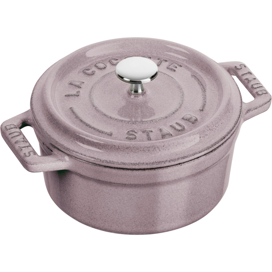 Mini garnek żeliwny okrągły Staub - 250 ml, Kwiat Wiśni