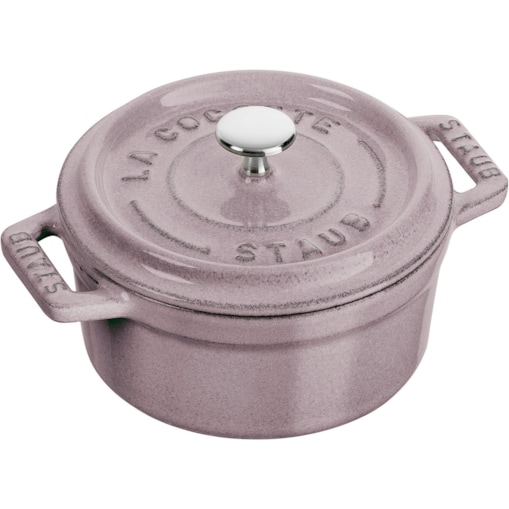 Mini garnek żeliwny okrągły Staub - 250 ml, Kwiat Wiśni