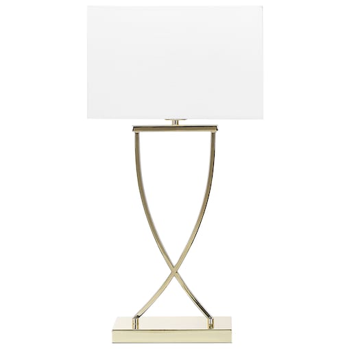 Lampa stołowa YASUNI Metal Biały/ złoty
