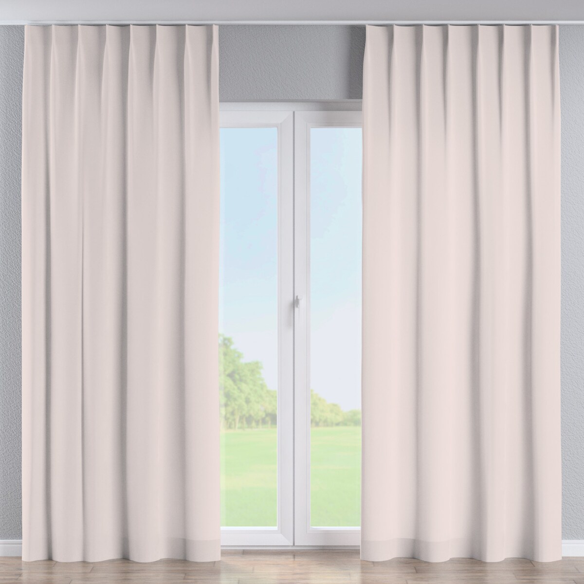 Zasłona na haczykach flex pojedynczych 130x245 ecru