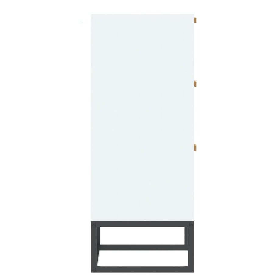 vidaXL Szafka, biała, 60x30x75 cm, materiał drewnopochodny