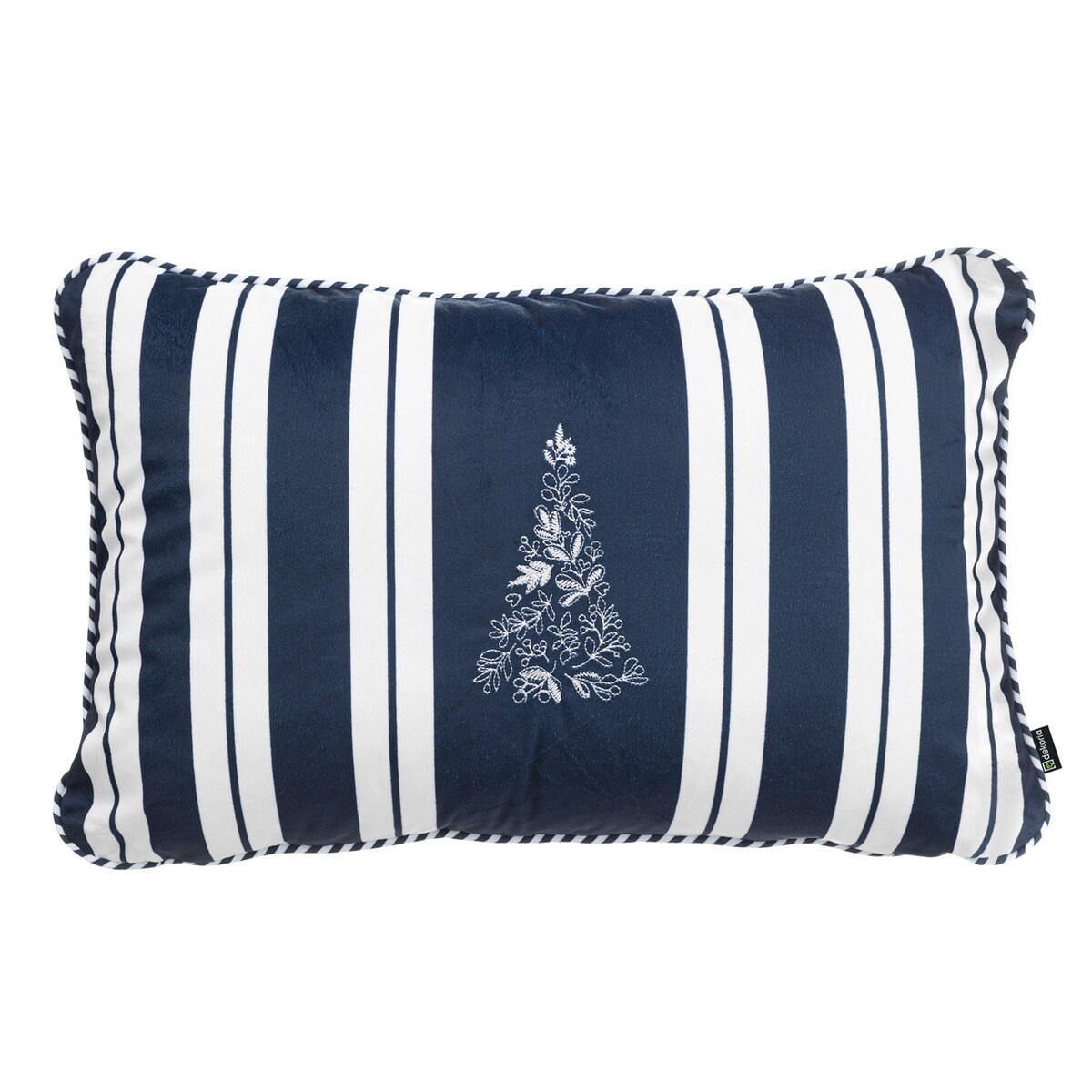 Poszewka na poduszkę Blue & White Noel 60x40 cm boże narodzenie, święta, świąteczne, granatowy, 60x40 cm