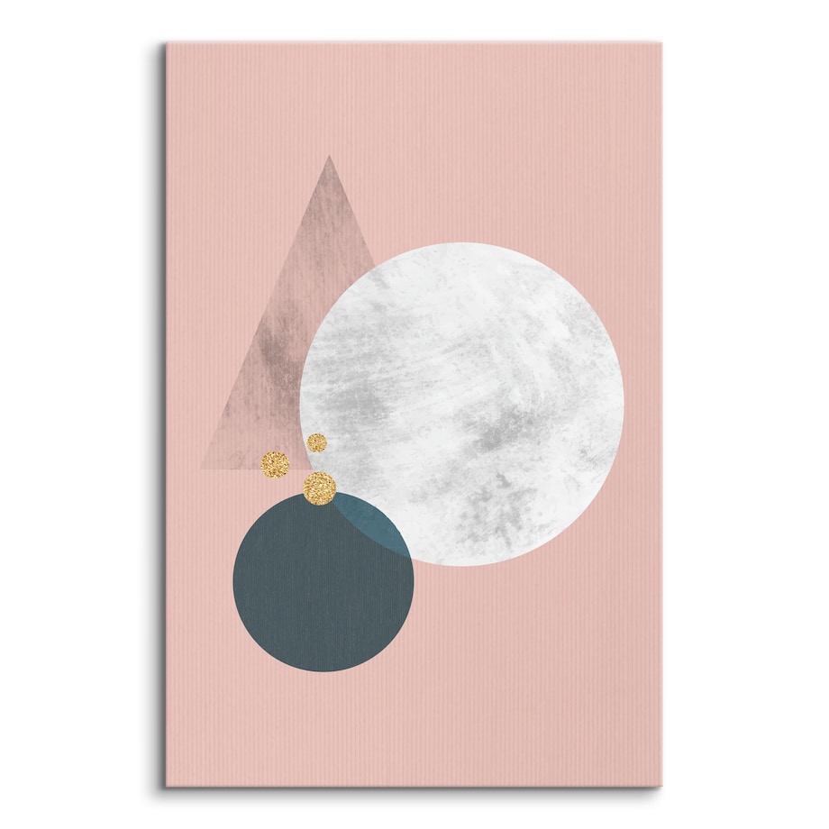 Obraz Do Salonu Figury Geometryczne Abstrakcja Styl Glamour 30x40cm