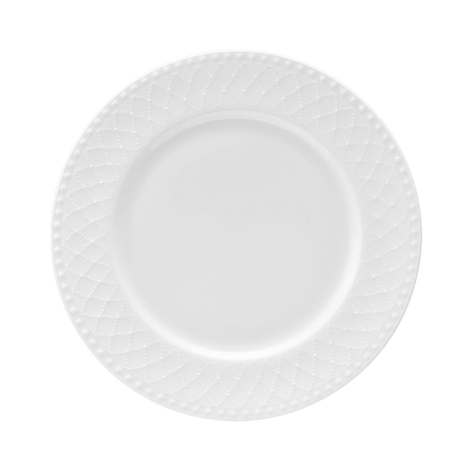 VILLA ITALIA Talerzyk deserowy śniadaniowy porcelanowy 20 cm ROMA white