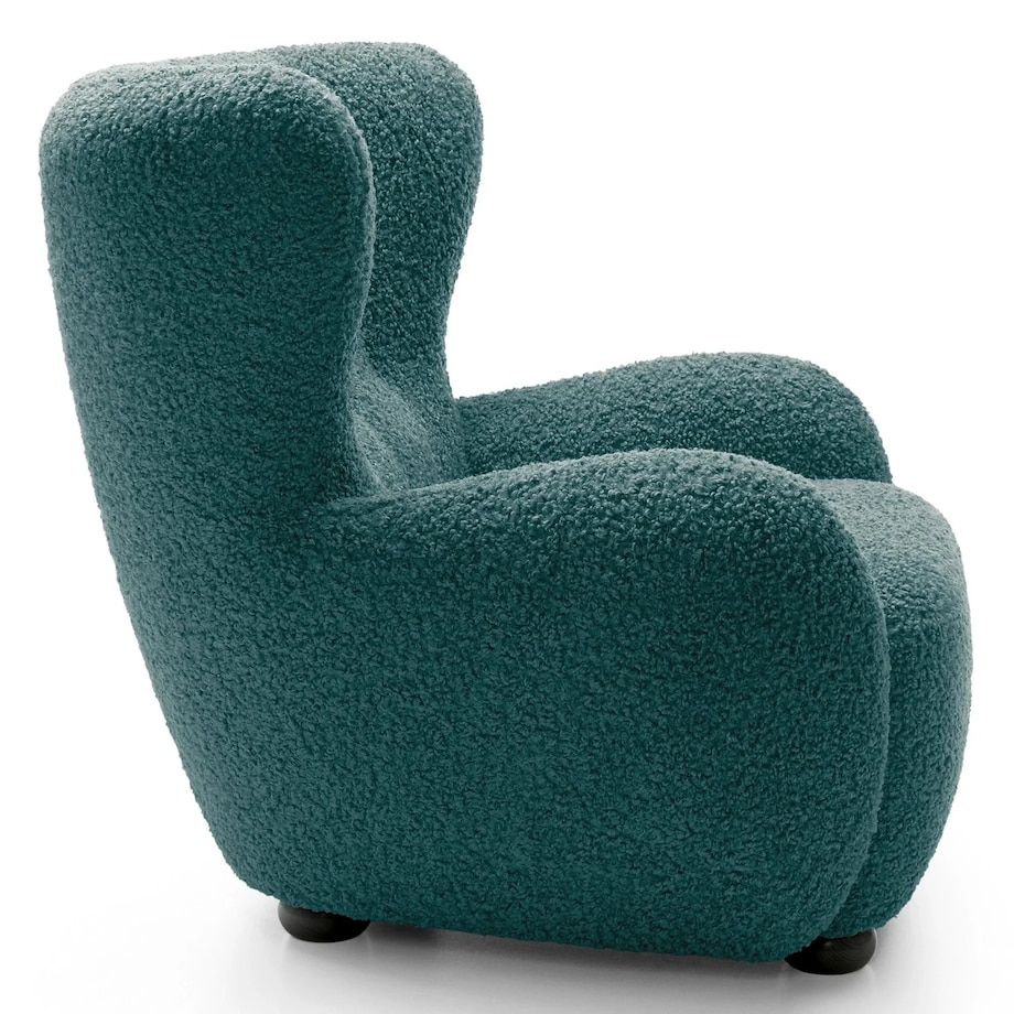 Fotel uszak boucle 91x88x100 cm POLTRONA morski