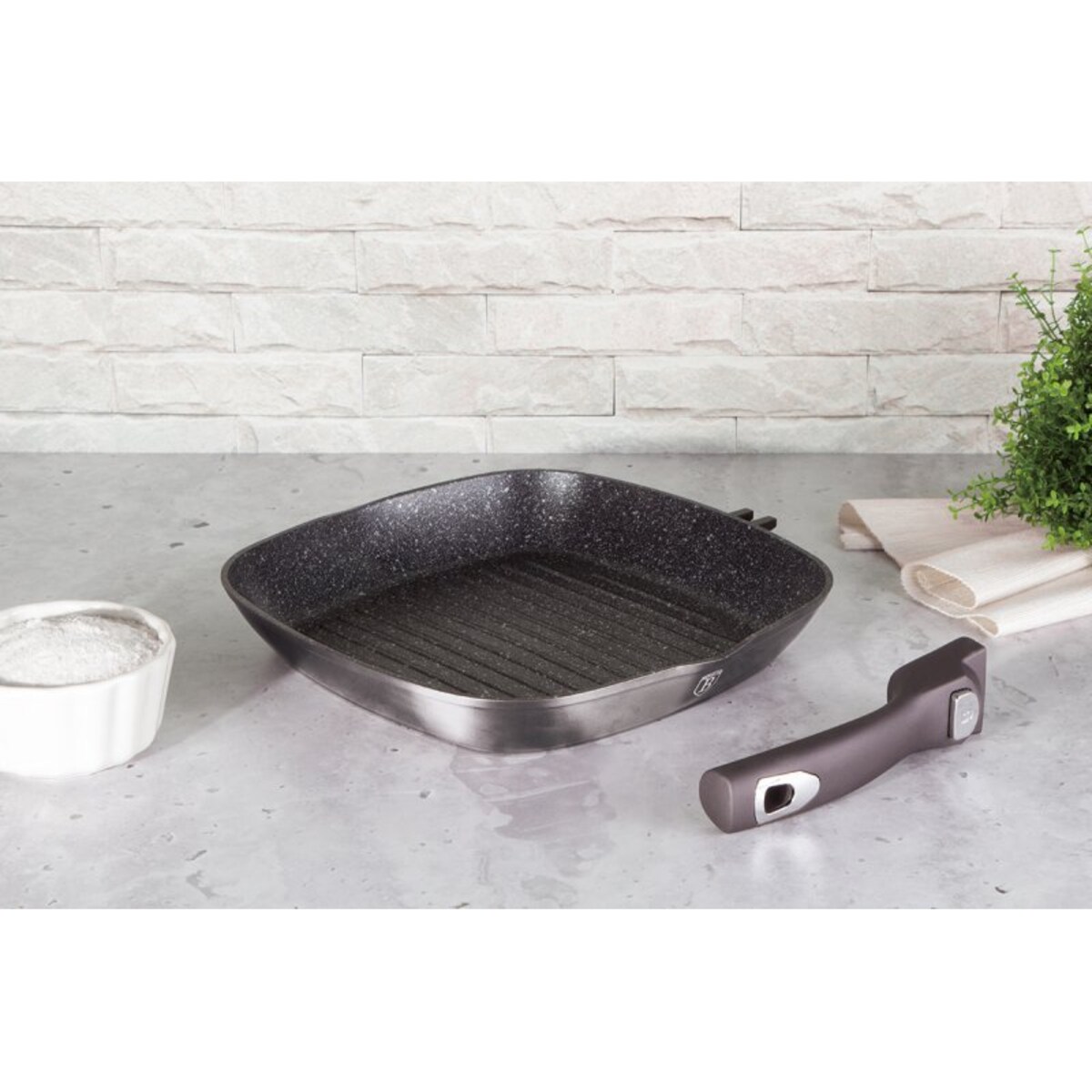 Zestaw 3 Patelni Granitowych Berlingerhaus