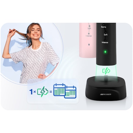 Szczoteczka soniczna do zębów Berdsen Galaxy Duo zestaw 2 szt. 322021