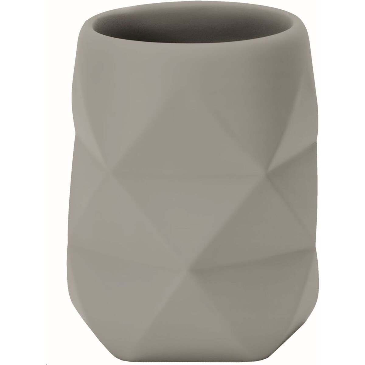 Kleine Wolke Crackle Kubek łazienkowy szary