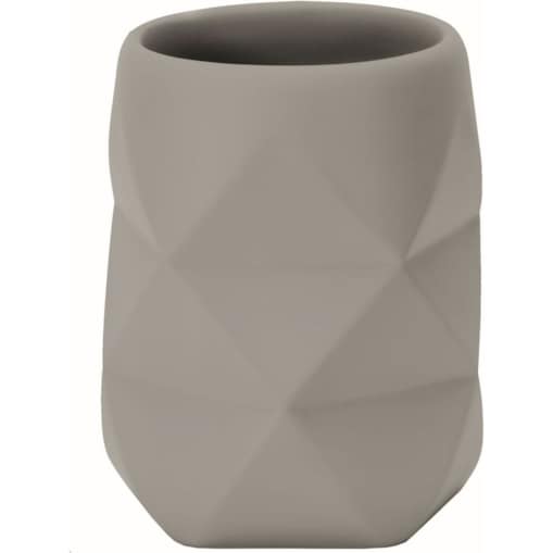 Kleine Wolke Crackle Kubek łazienkowy szary