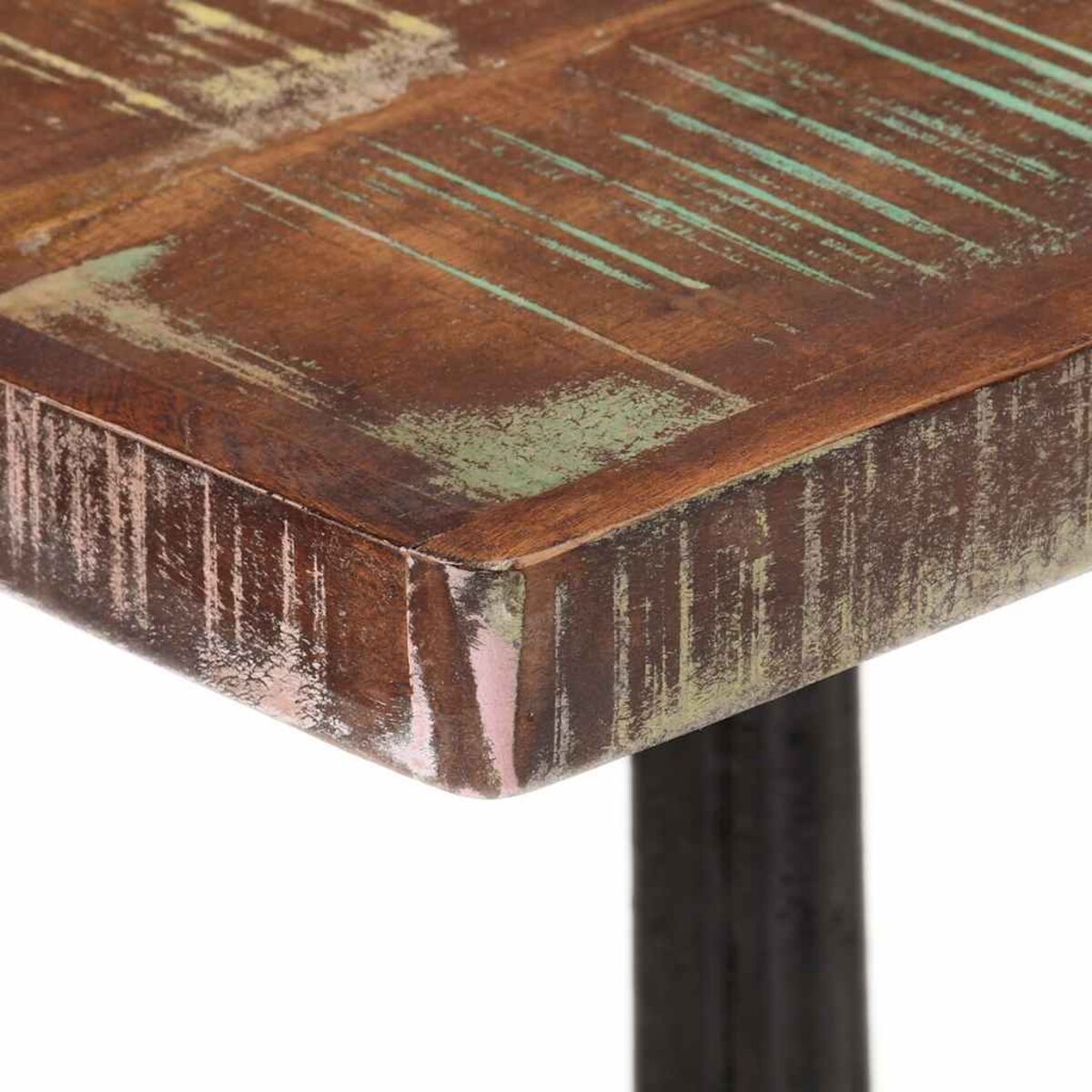 vidaXL Stolik bistro, 60x60x76 cm, lite drewno odzyskane