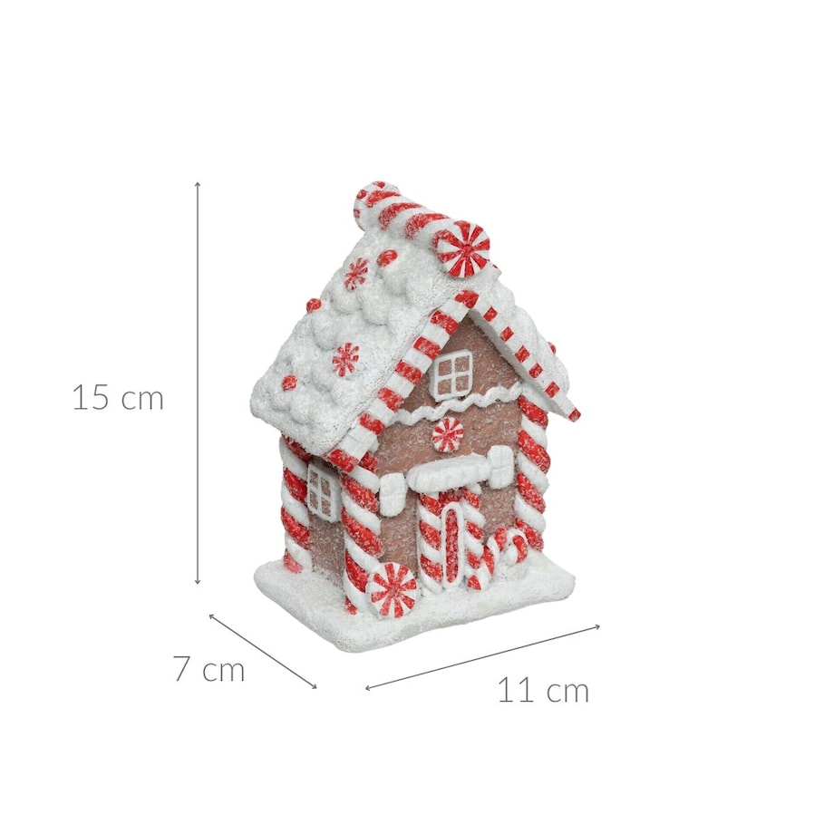 Ozdobny domek z piernika, 15 cm
