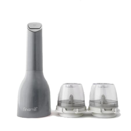 Elektryczny młynek do przypraw FinaMill - Srebrny