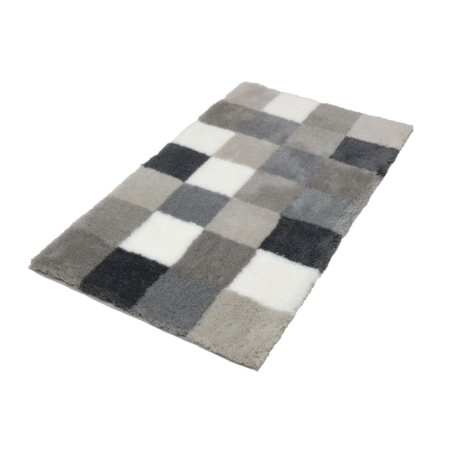 Kleine Wolke Caro Dywanik łazienkowy szary 70x120 cm