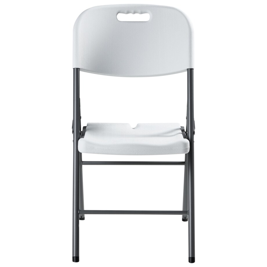 Zestaw 2 krzeseł ogrodowych CUGNOLI Składane Biały