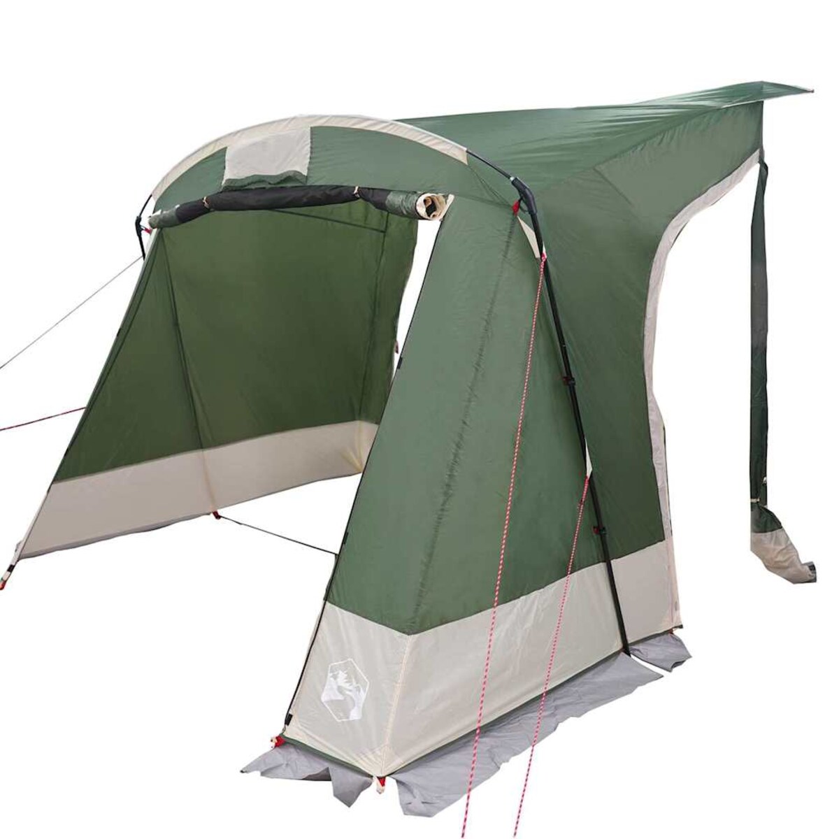 vidaXL Namiot z dachem Zielony i Czarny 285 x 255 x 245 cm Poliester