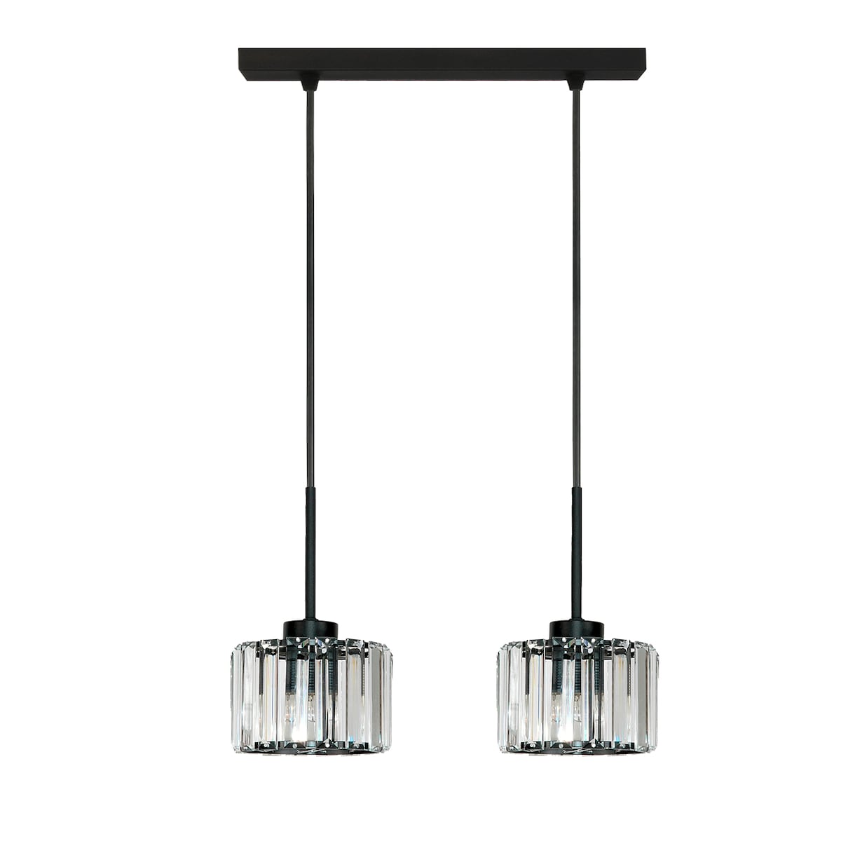 nowoczesna lampa wisząca 2 punktowa edylit nad stół