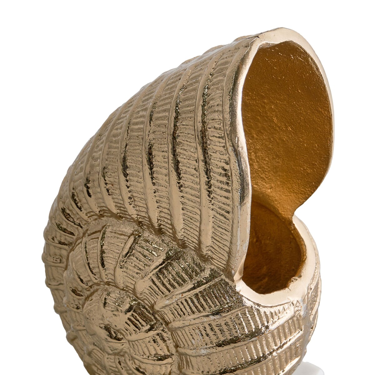 Figurka dekoracyjna Muszla TULJE Metal Złoty