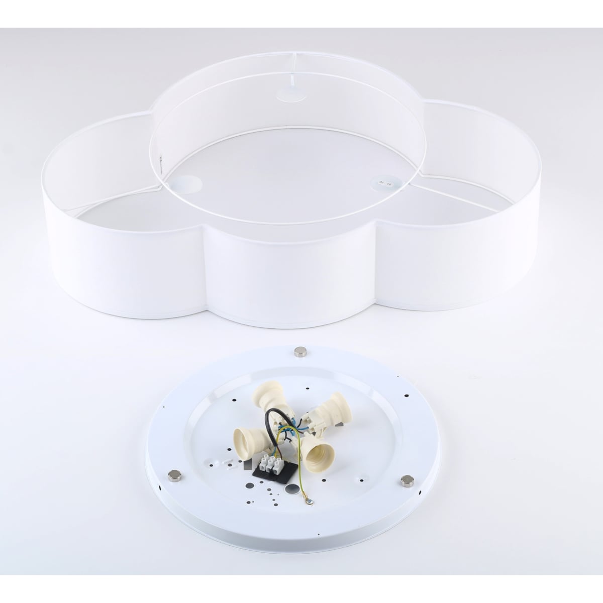 Lampa dziecięca sufitowa Cloud 1533 TK Lighting chmura z tkaniny biała