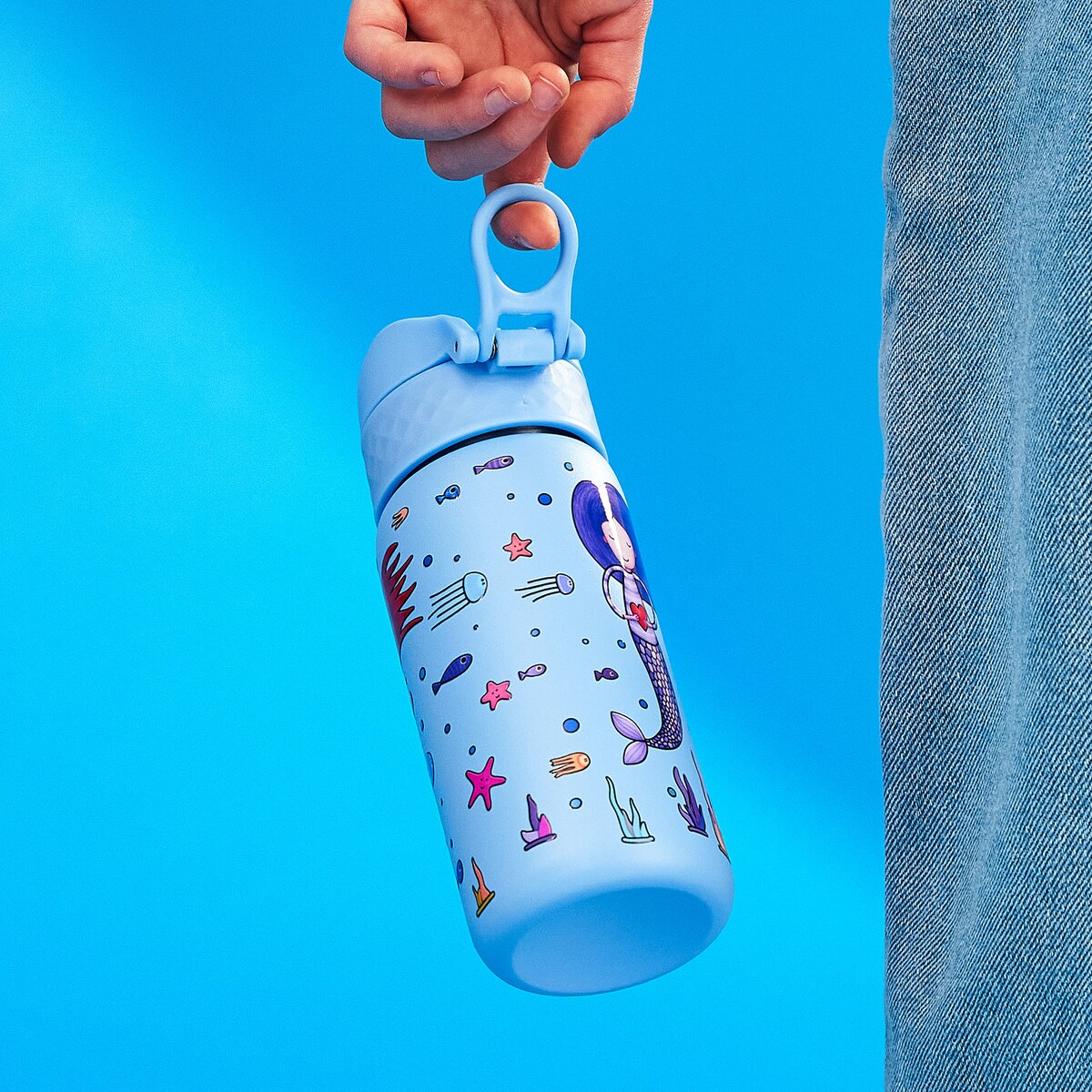 Butelka ION8 Single Wall I8SS400PBMER (MR) Mermaids