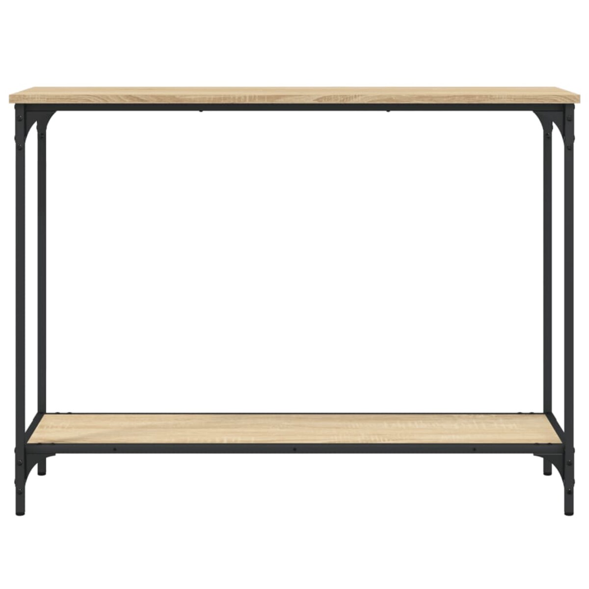 vidaXL Stolik konsolowy, dąb sonoma, 101x30,5x75 cm