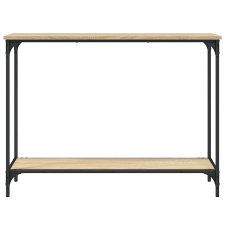 vidaXL Stolik konsolowy, dąb sonoma, 101x30,5x75 cm