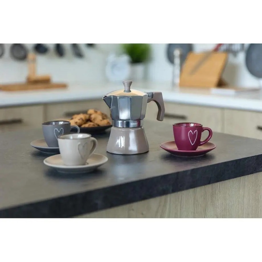 KAWIARKA ZAPARZACZ MOCNEJ KAWY 9 filiżanki espresso imbryk dzbanek prezent