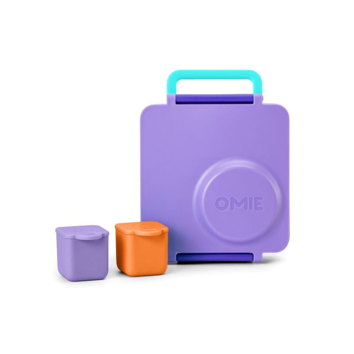 OMIE OMIEDIP 2 szczelne pojemniczki, Purple / Orange
