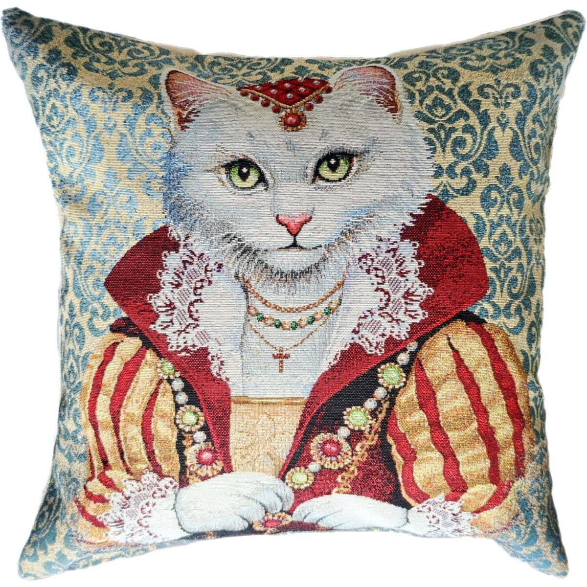 Poszewka Na Poduszkę Jasiek 45X45 Cm Żakardowa Dekoracyjna Ozobna Re Gatto