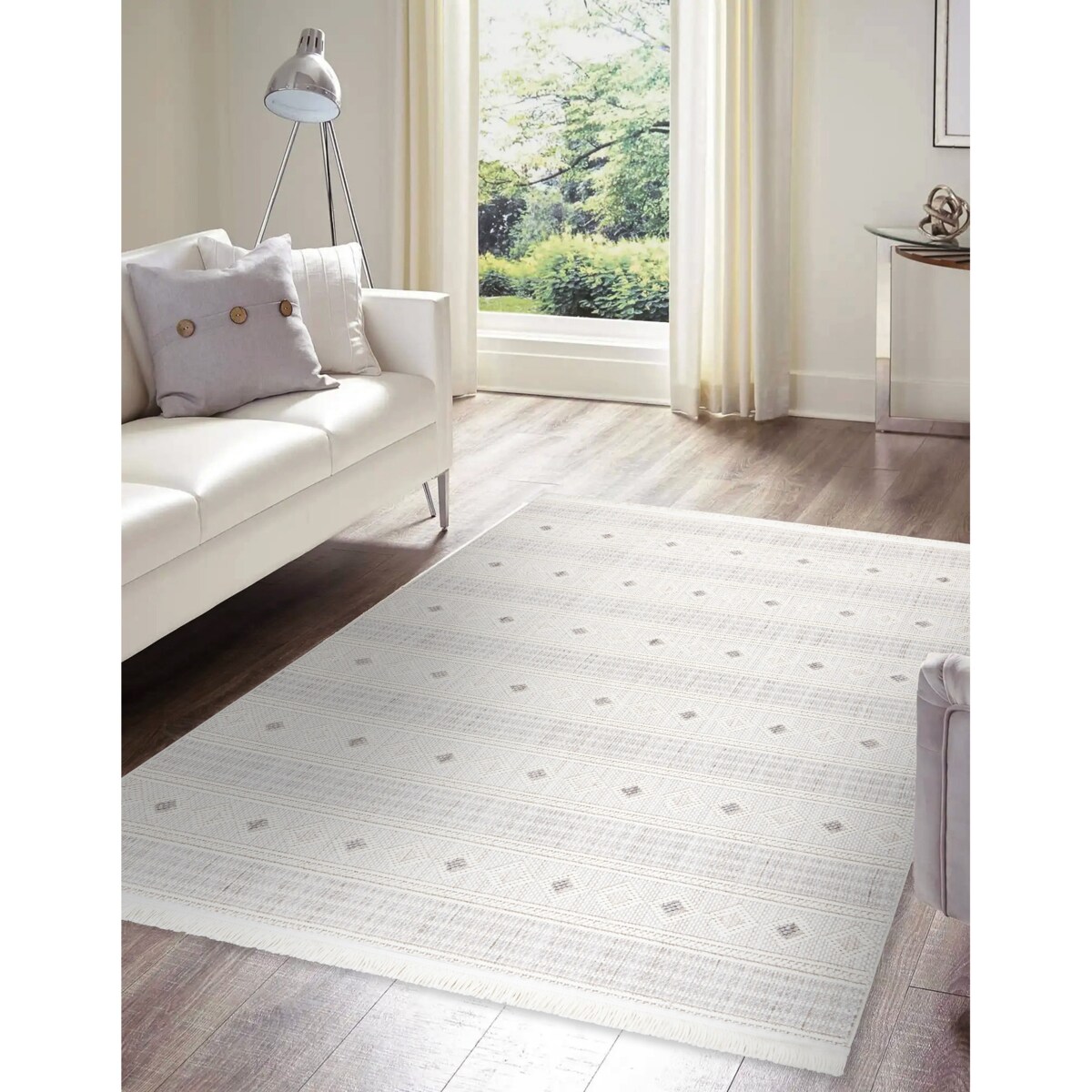 Dywan NANO FH69A Romby, pętelkowy, płasko 120x170 cm