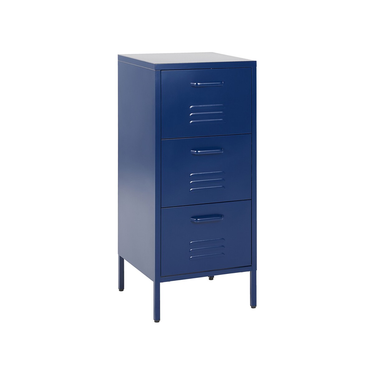 Szafka biurowa metalowa ciemnoniebieska WOSTOK