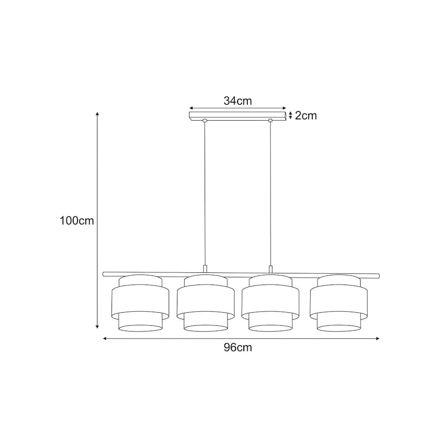 Lampa wisząca K-5173 z serii ETELA