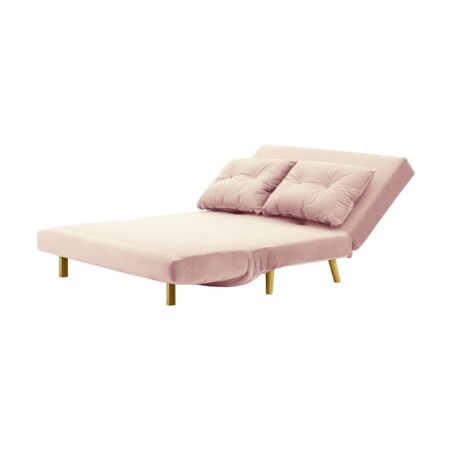Sofa rozkładana Flic 120 cm-Velluto 14-like oak