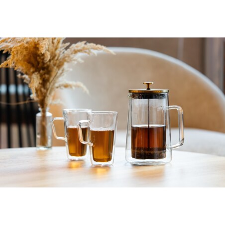 Zaparzacz do herbaty 1000 ml Diva złoty mat 29286