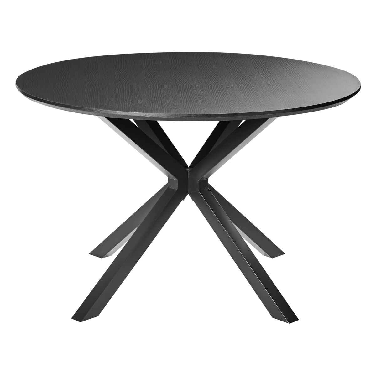 Stół do jadalni FITZROY Czarny 120 cm