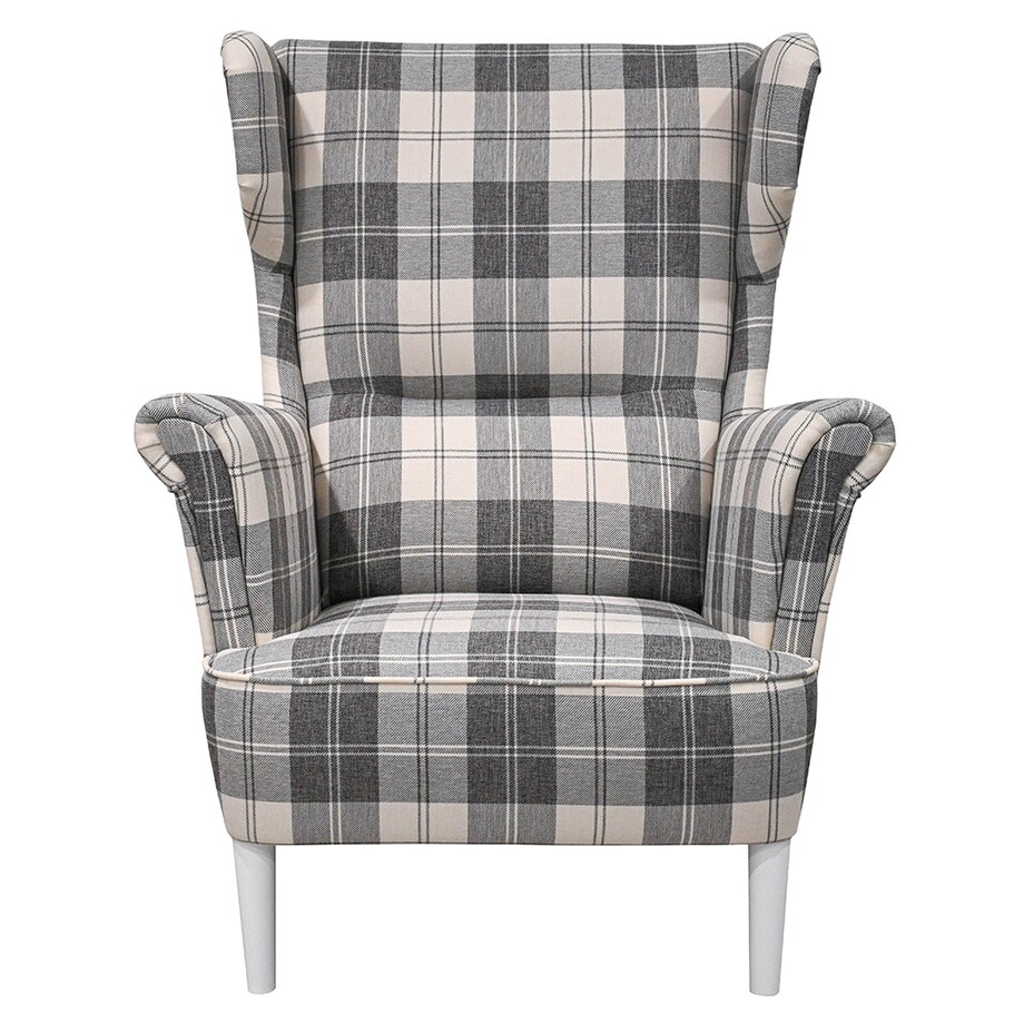 Fotel klasyczny Paul - krata - 82cm x 101cm x 93cm