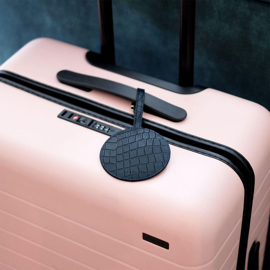 Zawieszka na bagaż Stackers Croc niebieska