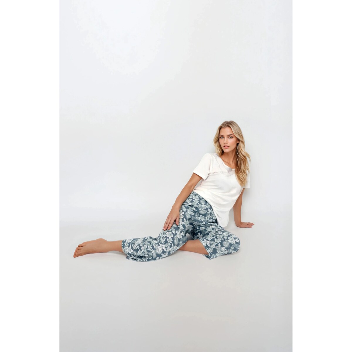 Piżama Casual Beauty Green, L