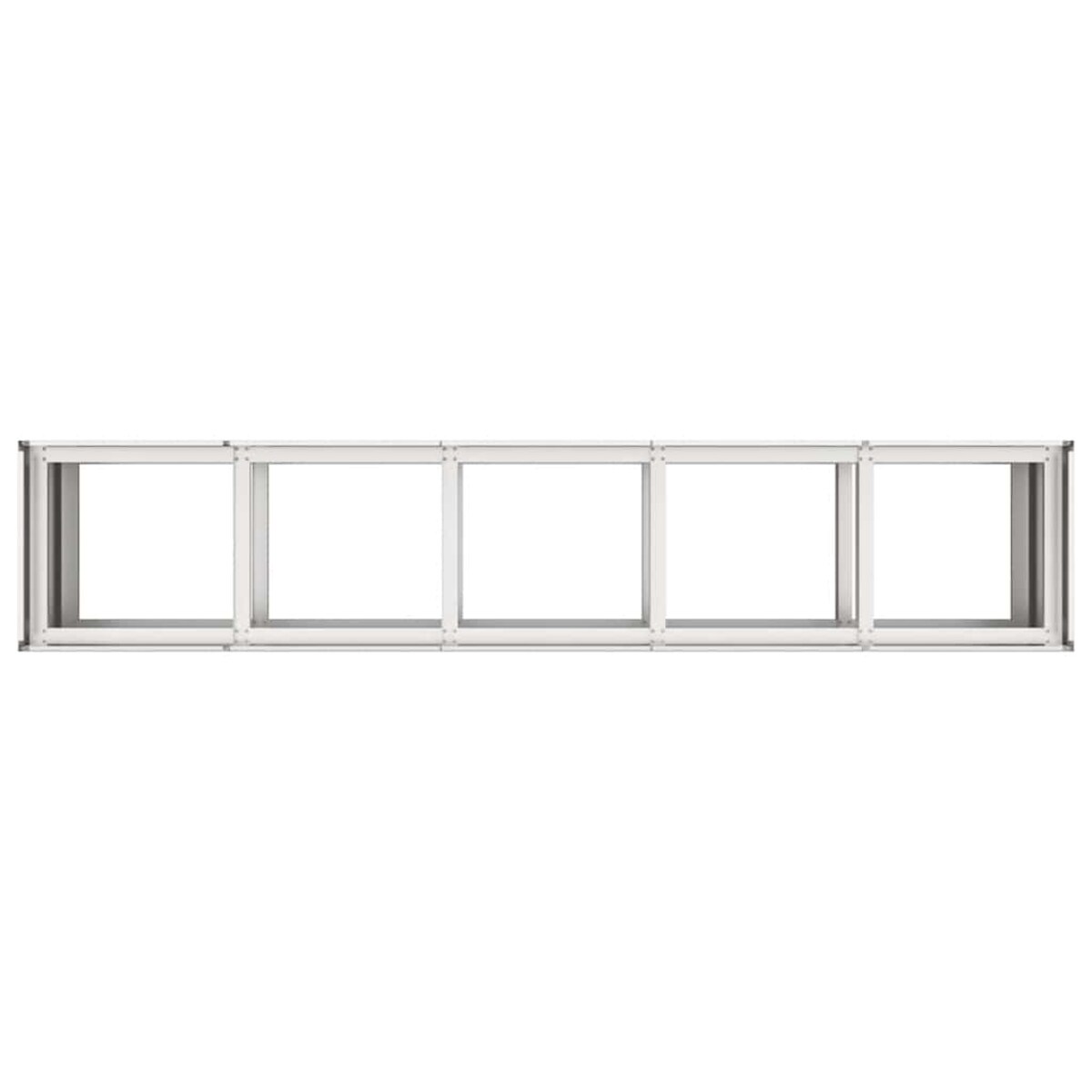 vidaXL Doniczka 200x40x80 cm Stal nierdzewna