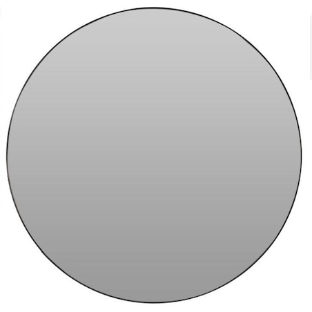 Lustro okrągłe w metalowej ramce, Ø 55 cm
