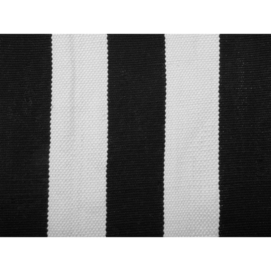 Dywan zewnętrzny 140 x 200 cm czarno-biały TAVAS