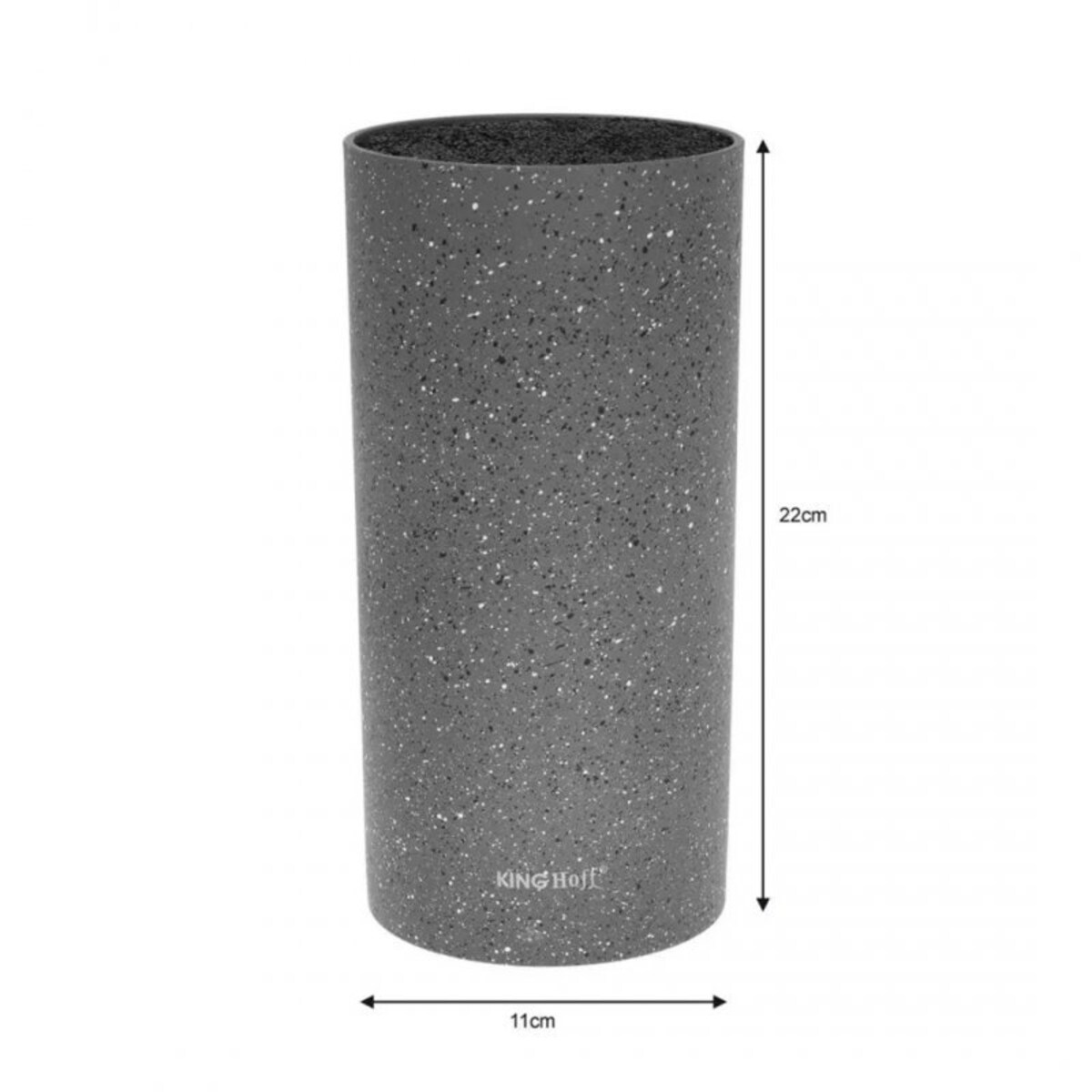 Uniwersalny stojak na noże do noży szary KINGHOFF